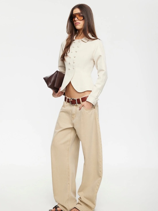 Lioness Denim - Lioness HORSESHOE JEAN | Stone D00